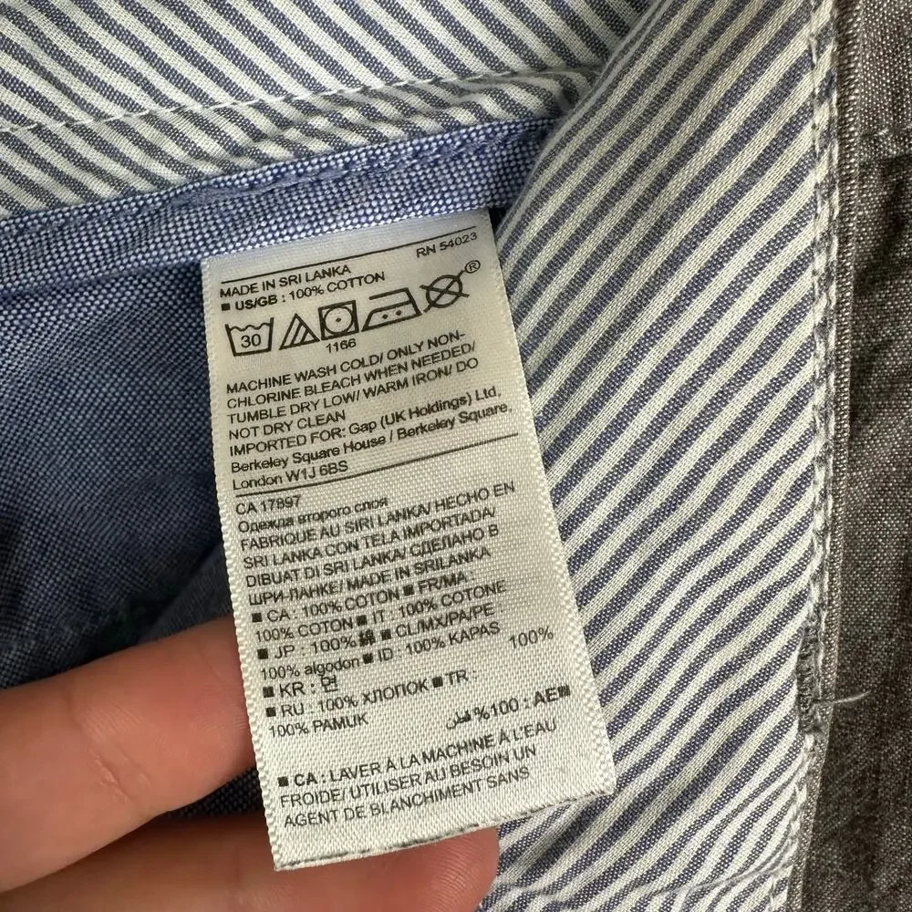 Banana Republic Emerson Short Mens 32 Gray Chino Shorts Classic Preppy Casual